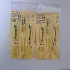 ディズニーカトラリー3点セット×2