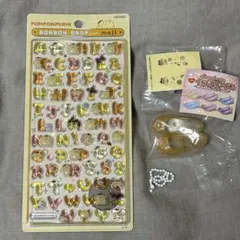 正規品 ボンボンドロップシール 文字 ポムポムプリン サンリオ セット
