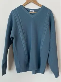 a.v.v メンズ 長袖 トップス ブルー L 未使用