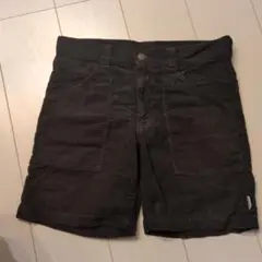 ハリラン　ダークグレー ショートパンツ Hロゴ