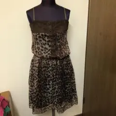 ヒョウ柄　トップス　ワンピース