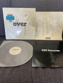 オフコース LP邦楽レコード『OVER』1981年 初回盤 美盤 ライナー付