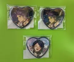 エリク　ハート缶バッジ