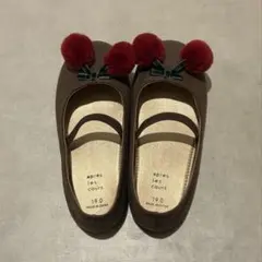 apres les cours キッズシューズ 19.0 ブラウン