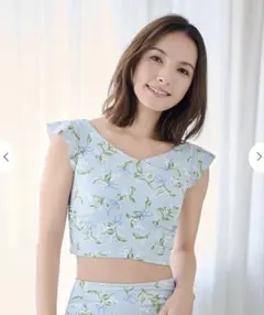 ✴︎SUKALA ヨガウェア カップ付きタンクトップ すずらん柄 S✴︎