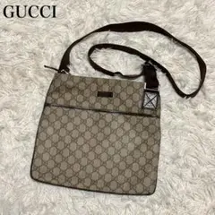 【美品】グッチ GUCCI ショルダーバッグ 定番 GGスプリーム ベージュ