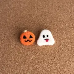 羊毛フェルト ブローチ ハロウィンセット ②