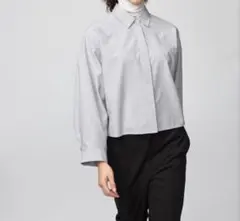 UNIQLO:C コットンコクーンシャツ/ストライプ