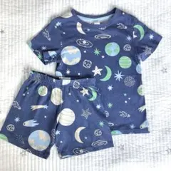 H&M 宇宙柄 パジャマ セットアップ