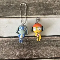 ケロロ軍曹　つまんでつなげてマスコット　クルル　ドロロ