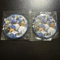 ファイターズ 缶バッジ 2個セット