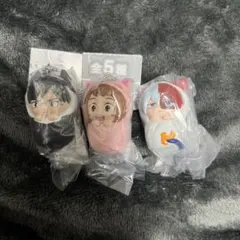 僕のヒーローアカデミア　おくるみますこっとチャーム　轟焦凍&麗日お茶子&飯田天哉