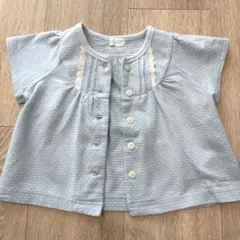 ◆Combi mini◆半袖カーディガン　80サイズ＋おまけのレーストップス