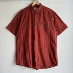 ぼ*着様 コロンビア 半袖シャツ チェック柄 ボタンダウン ビンテージ y2k