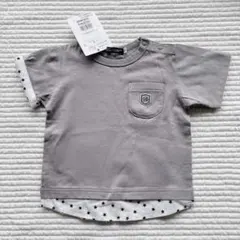 【タグ付き新品】BeBe 半袖Tシャツ 綿100% 90cm