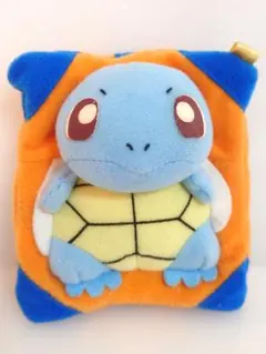 ゼニガメ ティッシュケース ティッシュポーチ ぬいぐるみ