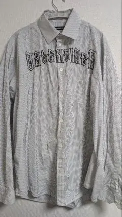 BALENCIAGA　ストライプロゴシャツのサムネイル