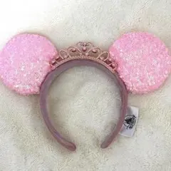 ディズニー　ミニー　カチューシャ　スパンコール　ティアラ　限定価格
