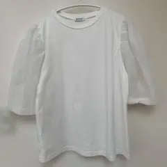 INGNI チュールパフスリーブTシャツ ホワイト　Mサイズ