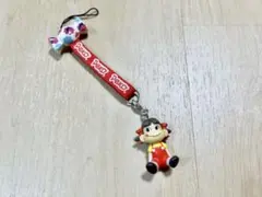 ペコちゃん ストラップ 赤