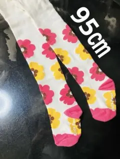 Kids Forest 花柄タイツ