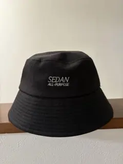 美品 SEDAN ALL-PURPOSE バケットハット 日本製 ブラック 黒