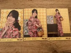 乃木坂46 賀喜遥香 浴衣 2026 生写真 3種 - メルカリ