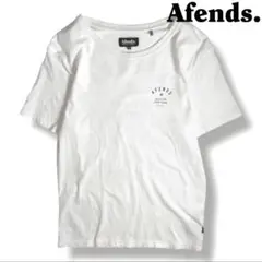 AFENDS｜両面ロゴデザインTシャツMホワイト白アフェンズRVCABANKS