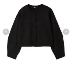 Mila Owen フォルムアンサンブルくるみ釦ショートカーディガンのサムネイル