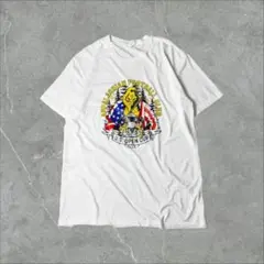 NEXT LEVEL 星条旗 ゴリラ 優勝 Tシャツ XL ホワイト 白