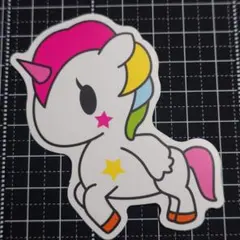 防水ステッカー 白　動物