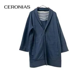 CERONIAS長袖薄手ジャケット　七分袖　オフィスカジュアル