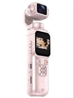 AiMike 4K アクションカメラ 7500万画素 自動顔追跡 Vlog 新品
