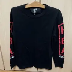 超希少 HOOD BY AIR HBA ロゴ ロングTシャツ M ブラック 長袖 超希少 HOOD BY AIR HBA ロゴ ロングTシャツ M ブラック 長袖