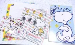 スヌーピー レターセット SNOOPY PEANUTS 封筒 メモ帳 シール