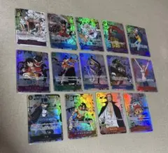 ワンピースカード　スーパーパラレル　コミパラ　14枚セットのサムネイル