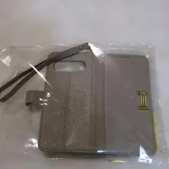 グーグルピクセル7手帳型スマホケース グレージュ ストラップ付き