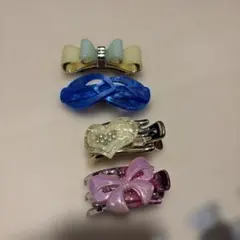 ヘアクリップ 4個セット