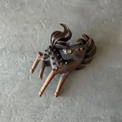 馬デザイン ブローチ アンティークブロンズカラー ホース