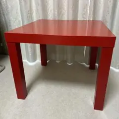 IKEA LACK ラック サイドテーブル レッド 廃盤