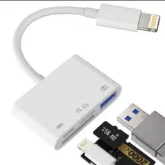 新品 4-in-1 micro SD TF ポータブル カードリーダー メモリー