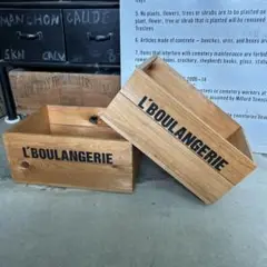 現行ビンテージ 木箱 ウッド 収納ボックス 3点セット WOOD BOX 木製