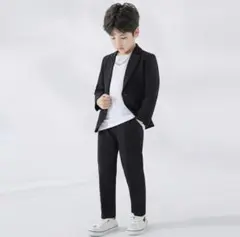 キッズ スーツ 男の子 上下セット　130cm