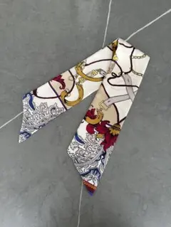 花柄チェーンデザイン スカーフ