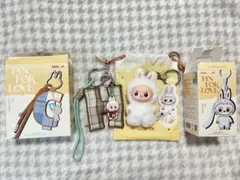 ラブブ LABUBU PIN FOR LOVE イニシャルアルファベットH