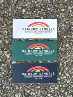 RAINBOW SANDAL ステッカー3枚セット