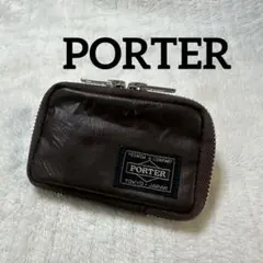 PORTER 포터 요시다 가방 프리 스타일 6 연속 키 케이스 브라운