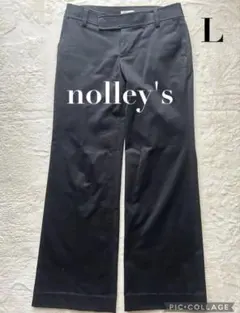 nolley's ノーリーズ ストレートパンツ L ブラック 黒 サザビーのサムネイル