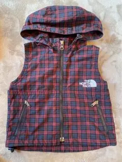 THE NORTH FACE チェック柄 ベビーベスト 90