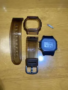 良品 CASIO Baby-G BGd-560S クリアブラウン